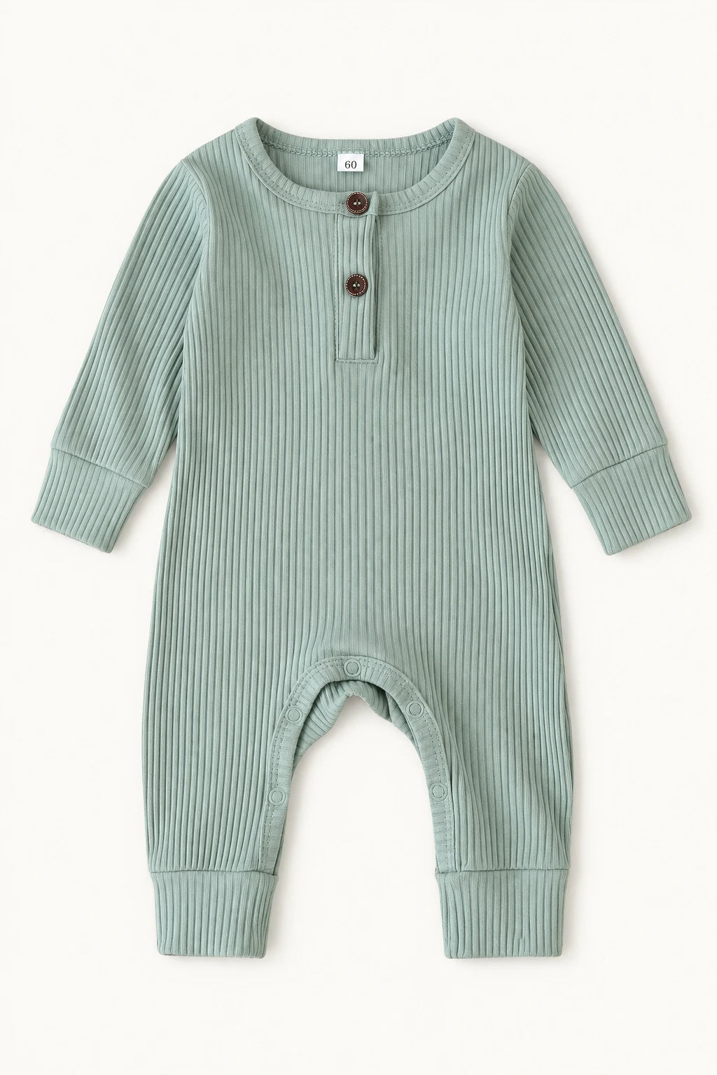 Combinaison Bébé Interieur Coton - Vert