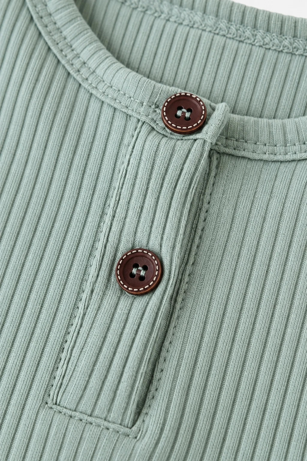 Combinaison Bébé Interieur Coton - Vert