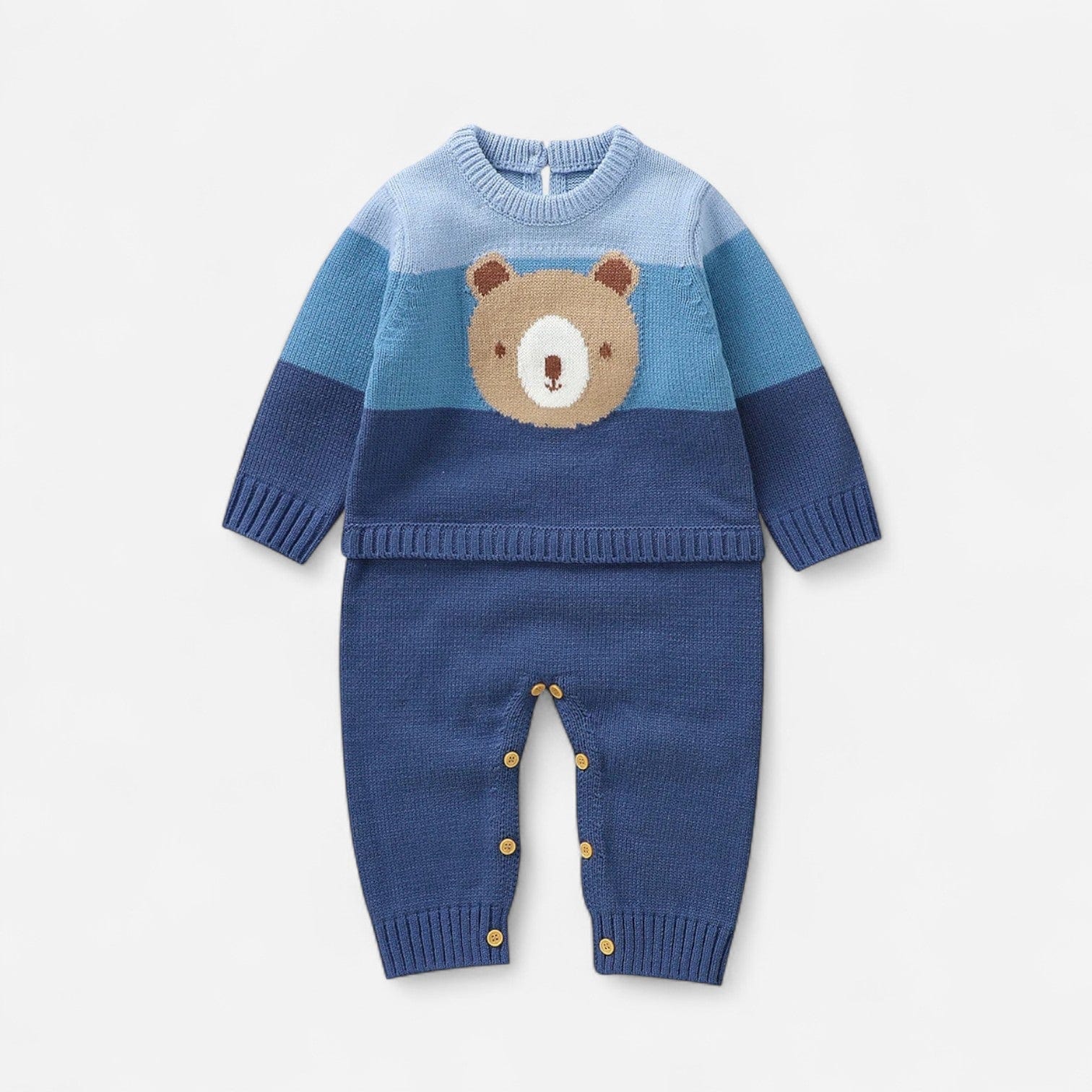 Combinaison Bebe Laine Ourson
