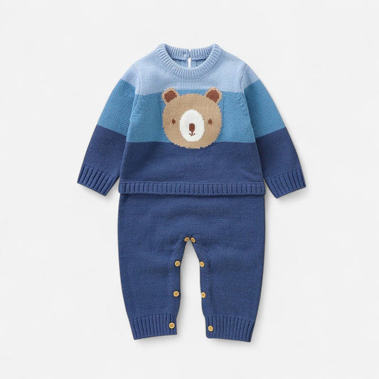 Combinaison Bebe Laine Ourson