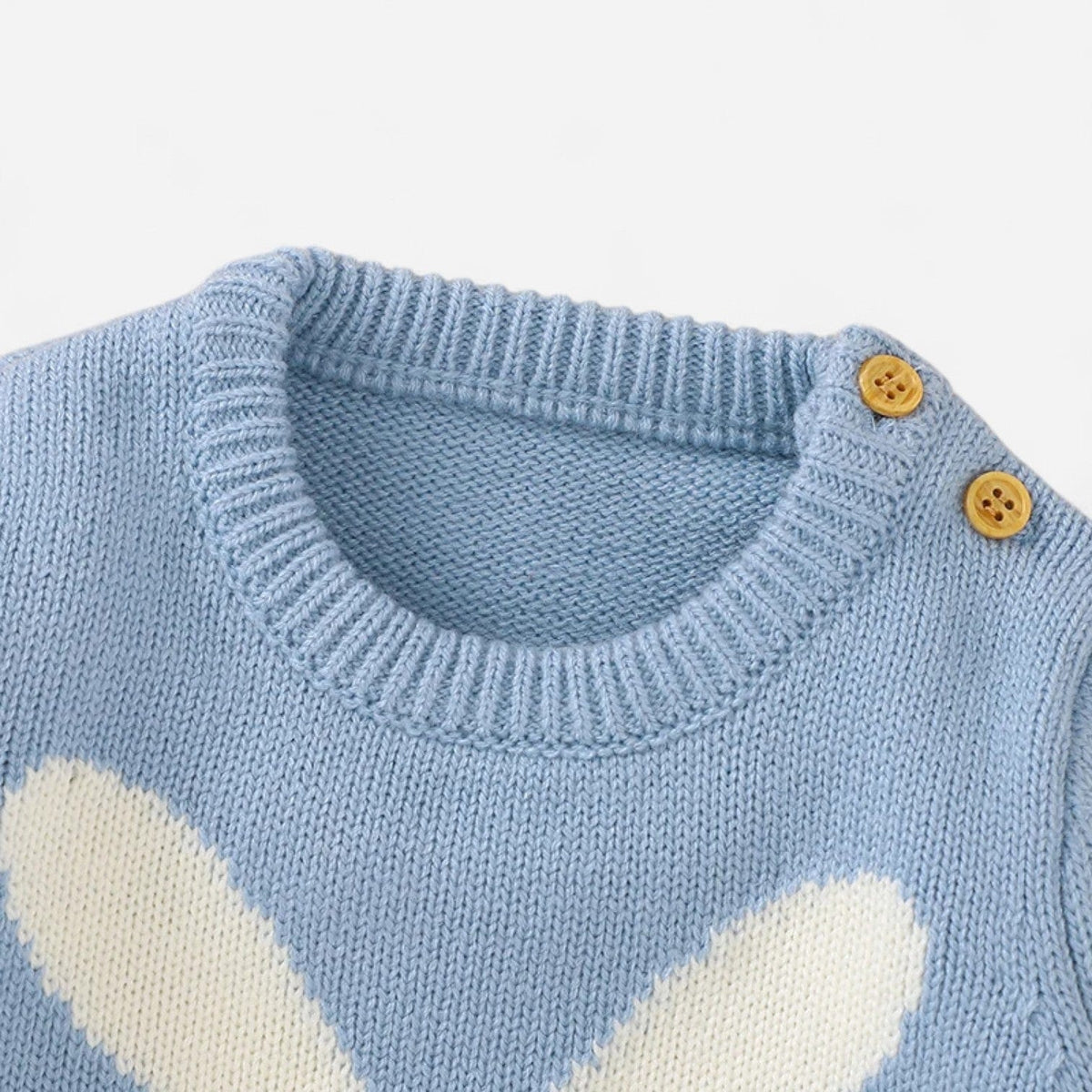 Combinaison Bébé Lapin Bleu Laine