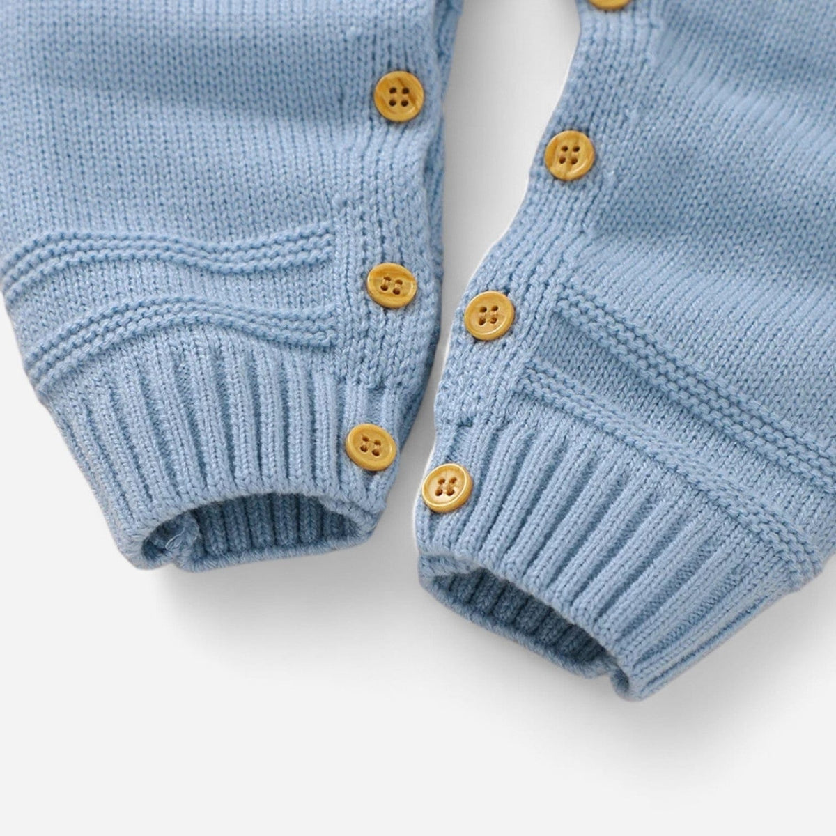 Combinaison Bébé Lapin Bleu Laine