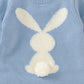 Combinaison Bébé Lapin Bleu Laine