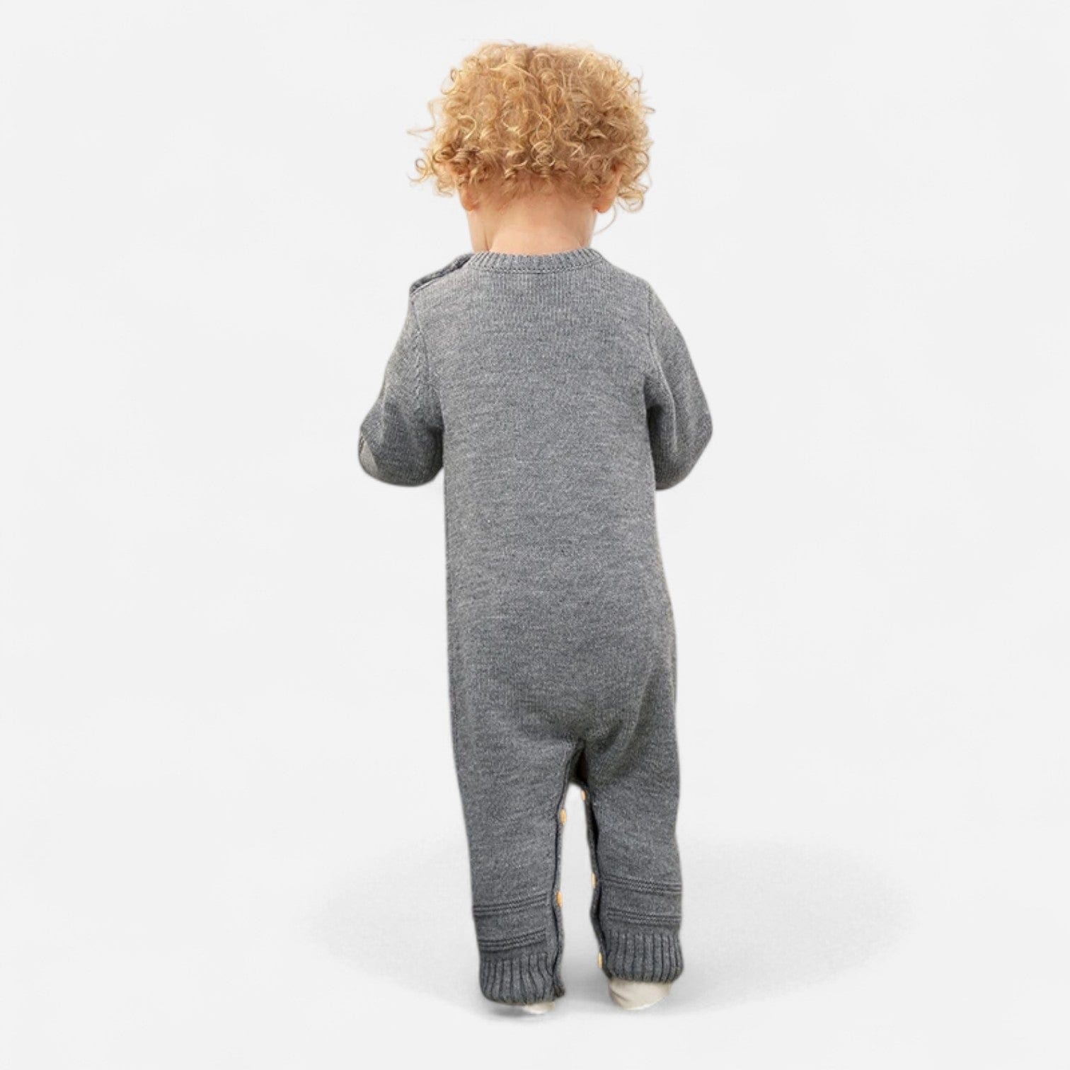 Combinaison Bébé Lapin Noir Laine