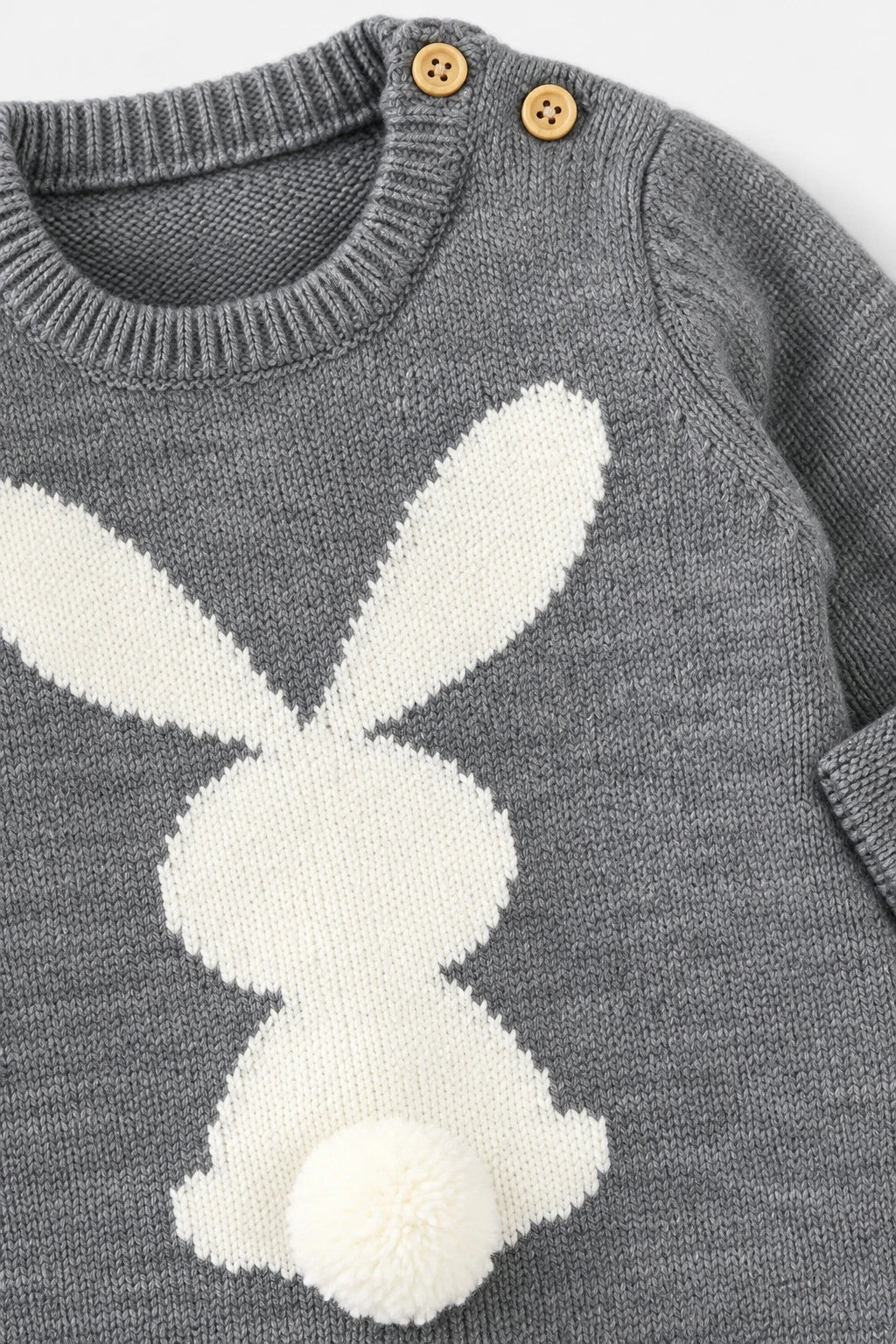 Combinaison Bébé Lapin Noir Laine