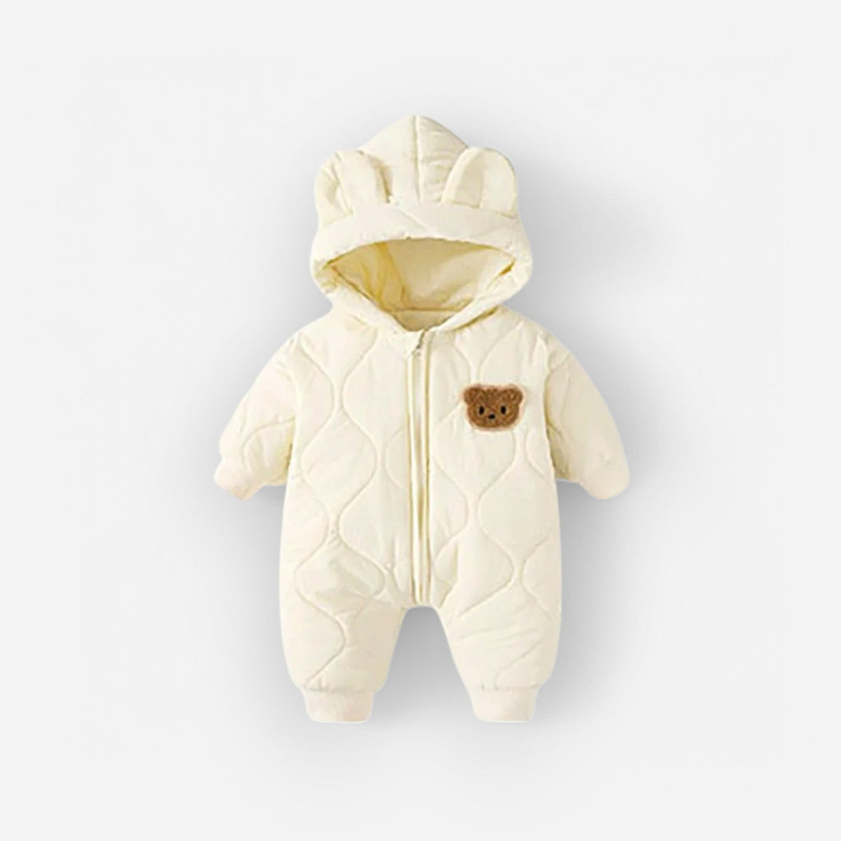 Combinaison Bébé Manteau Ourson - Beige