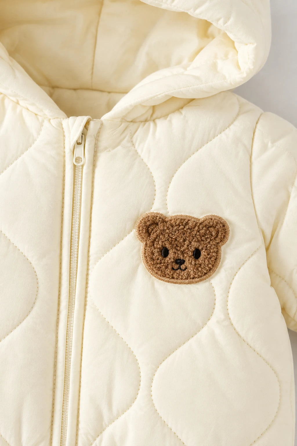 Combinaison Bébé Manteau Ourson - Beige