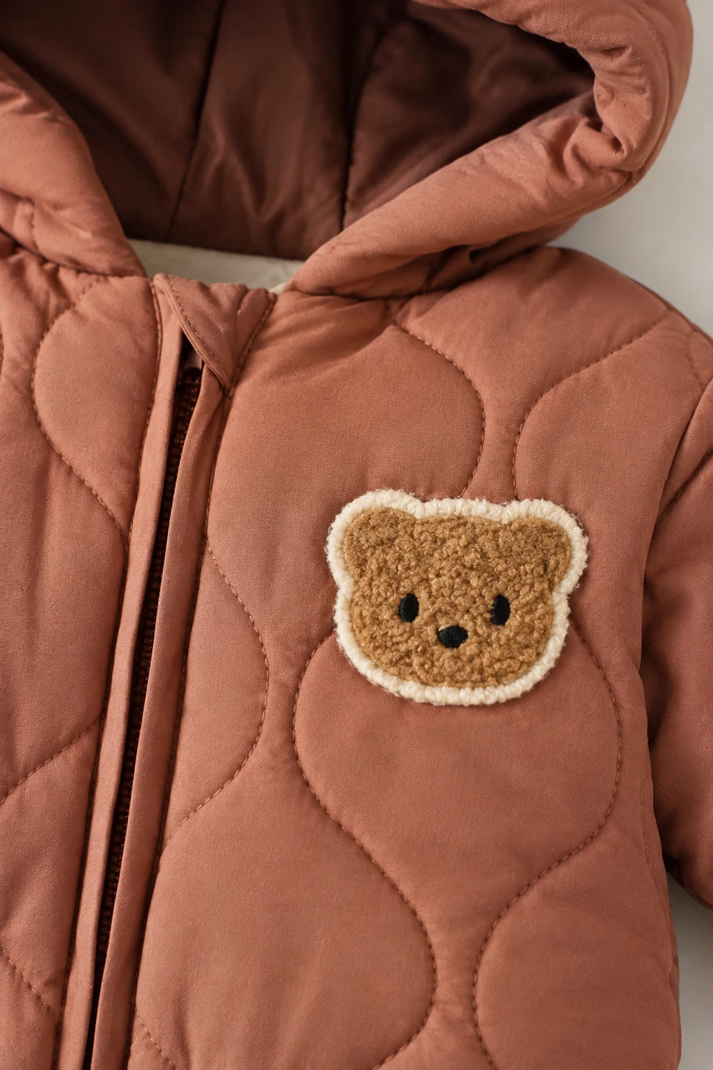 Combinaison Bébé Manteau Ourson - Marron