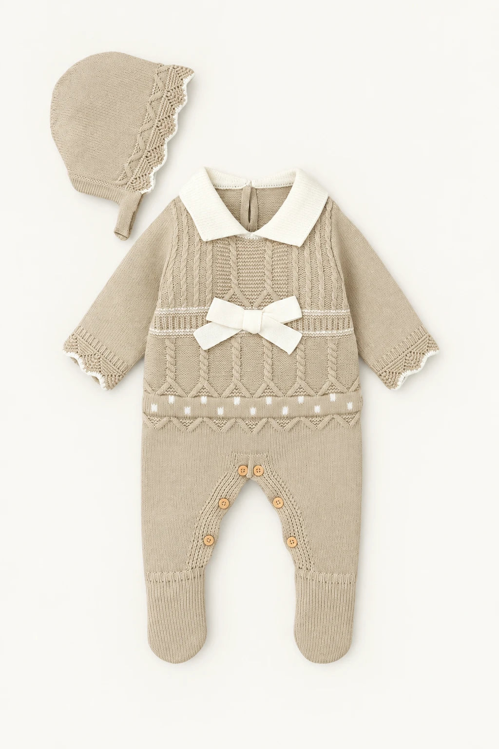 Combinaison Bébé Mignon - Beige