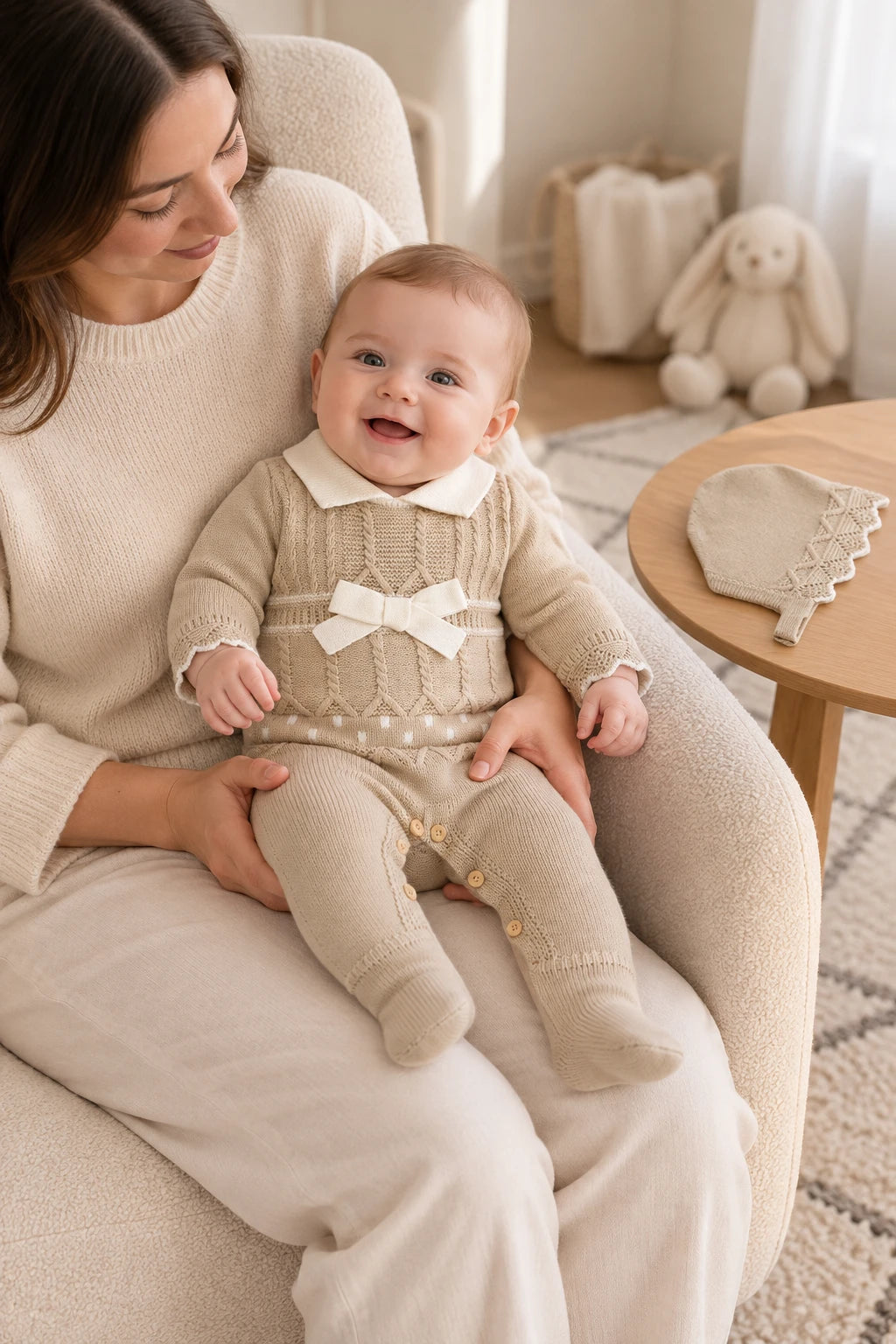 Combinaison Bébé Mignon - Beige