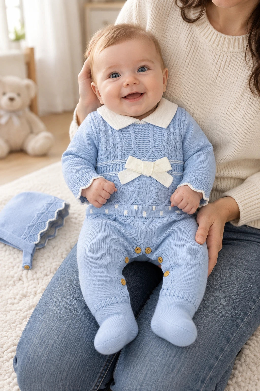 Combinaison Bébé Mignon - Bleu