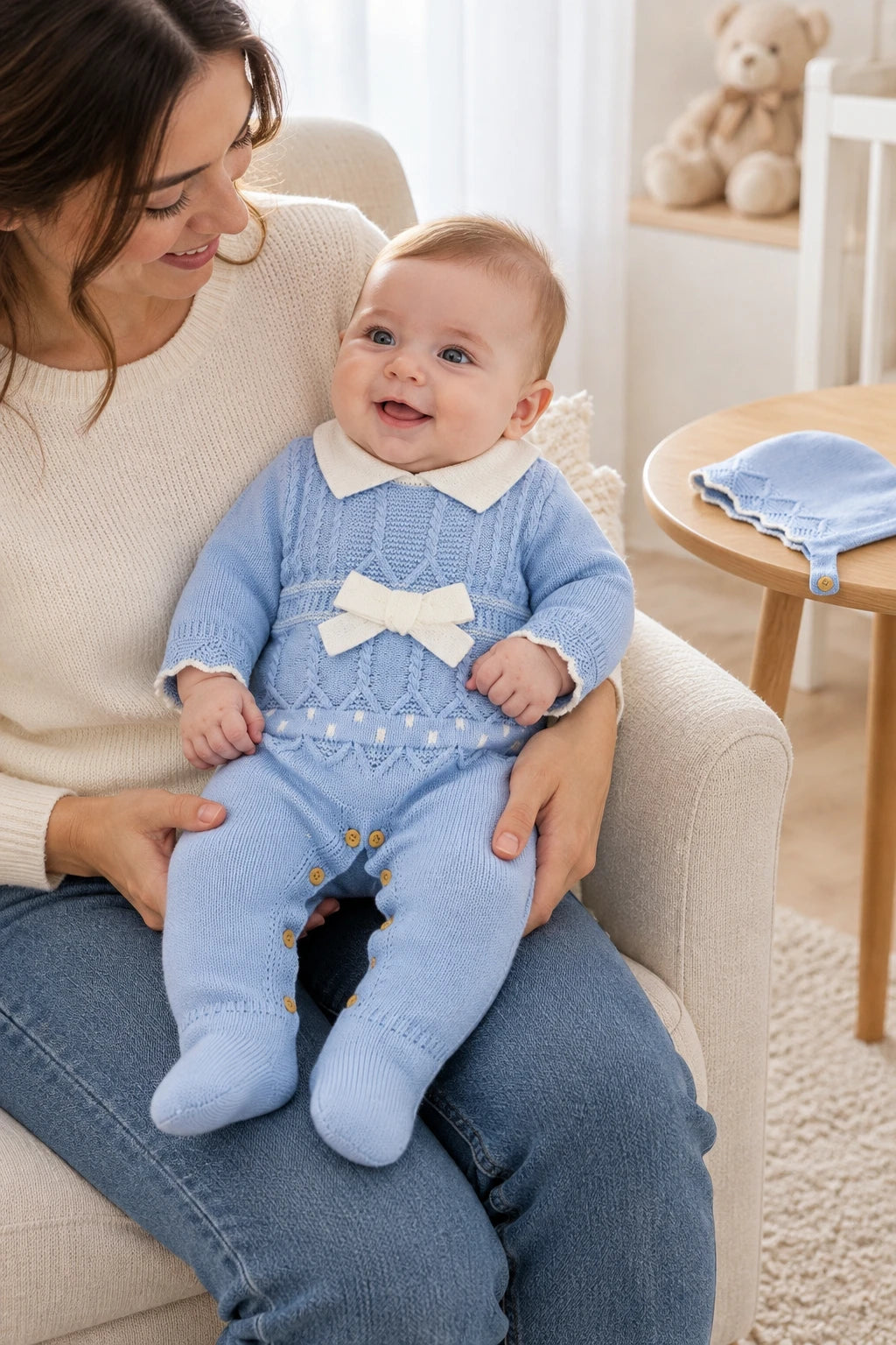 Combinaison Bébé Mignon - Bleu