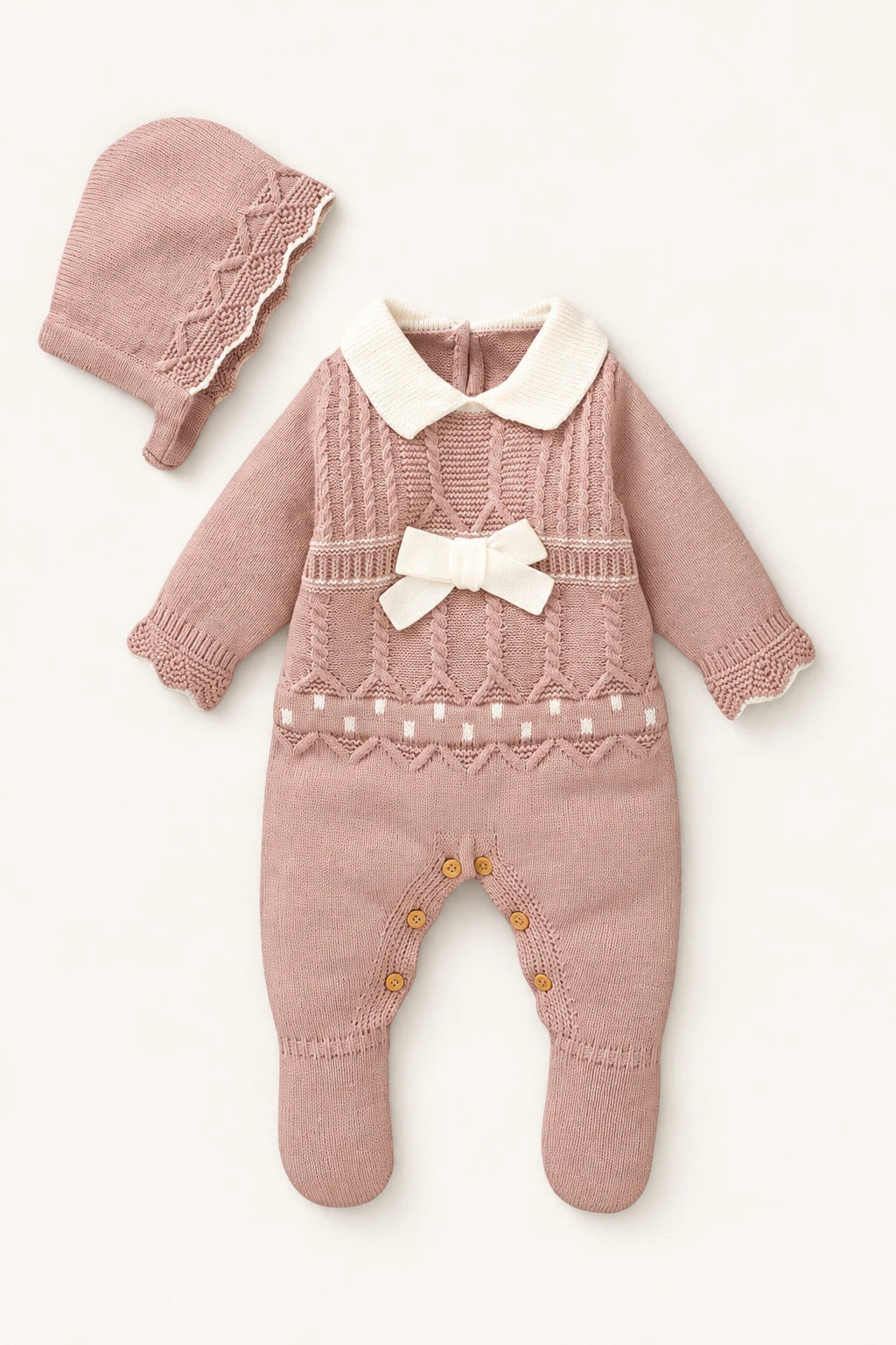 Combinaison Bébé Mignon - Rose