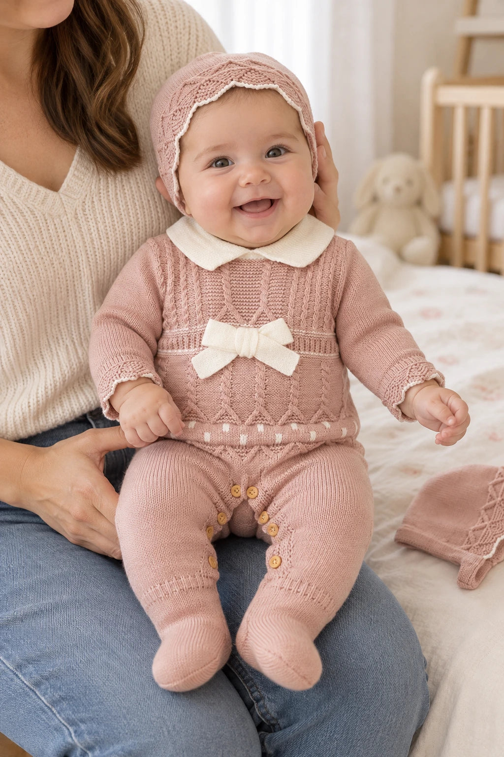 Combinaison Bébé Mignon - Rose