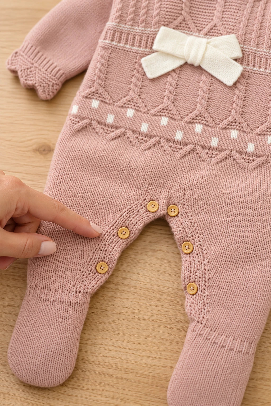 Combinaison Bébé Mignon - Rose