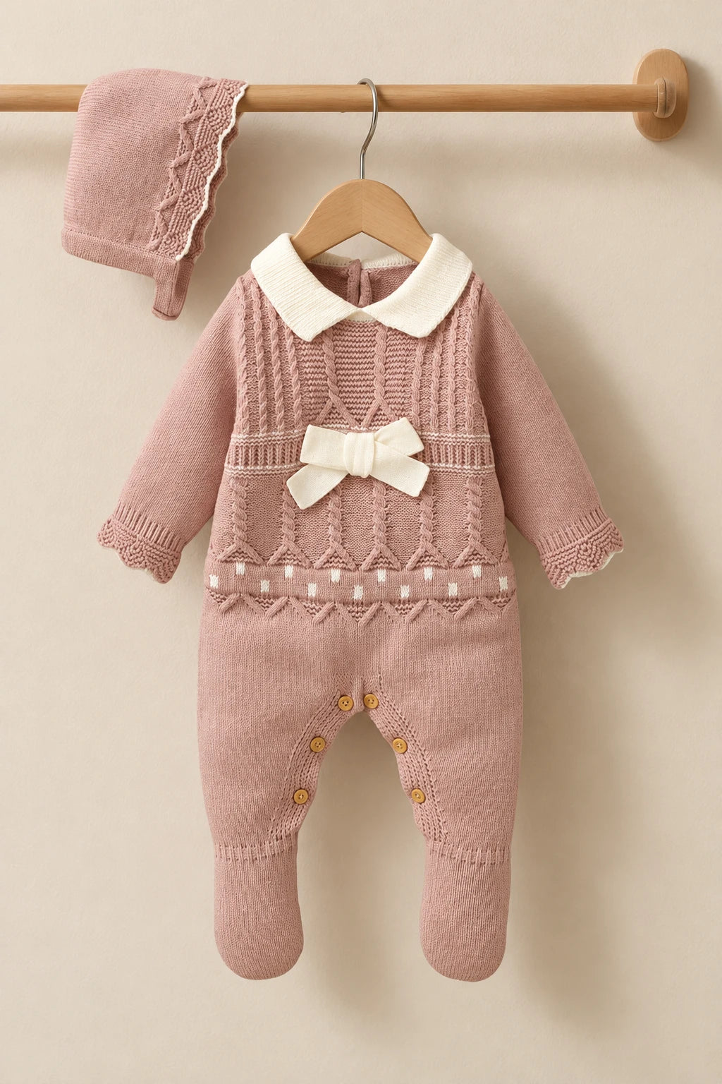 Combinaison Bébé Mignon - Rose