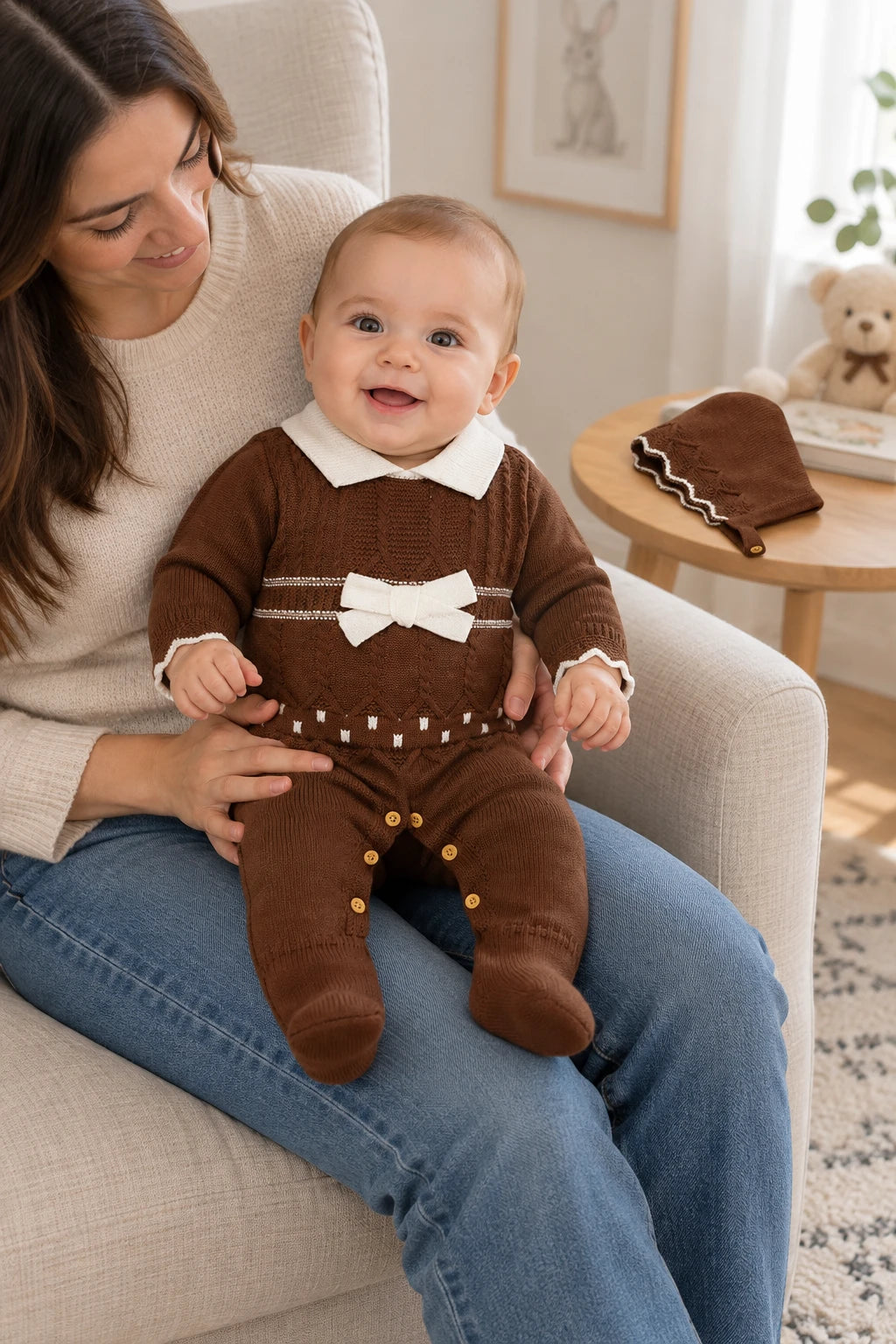 Combinaison Bébé Mignon - Rouge