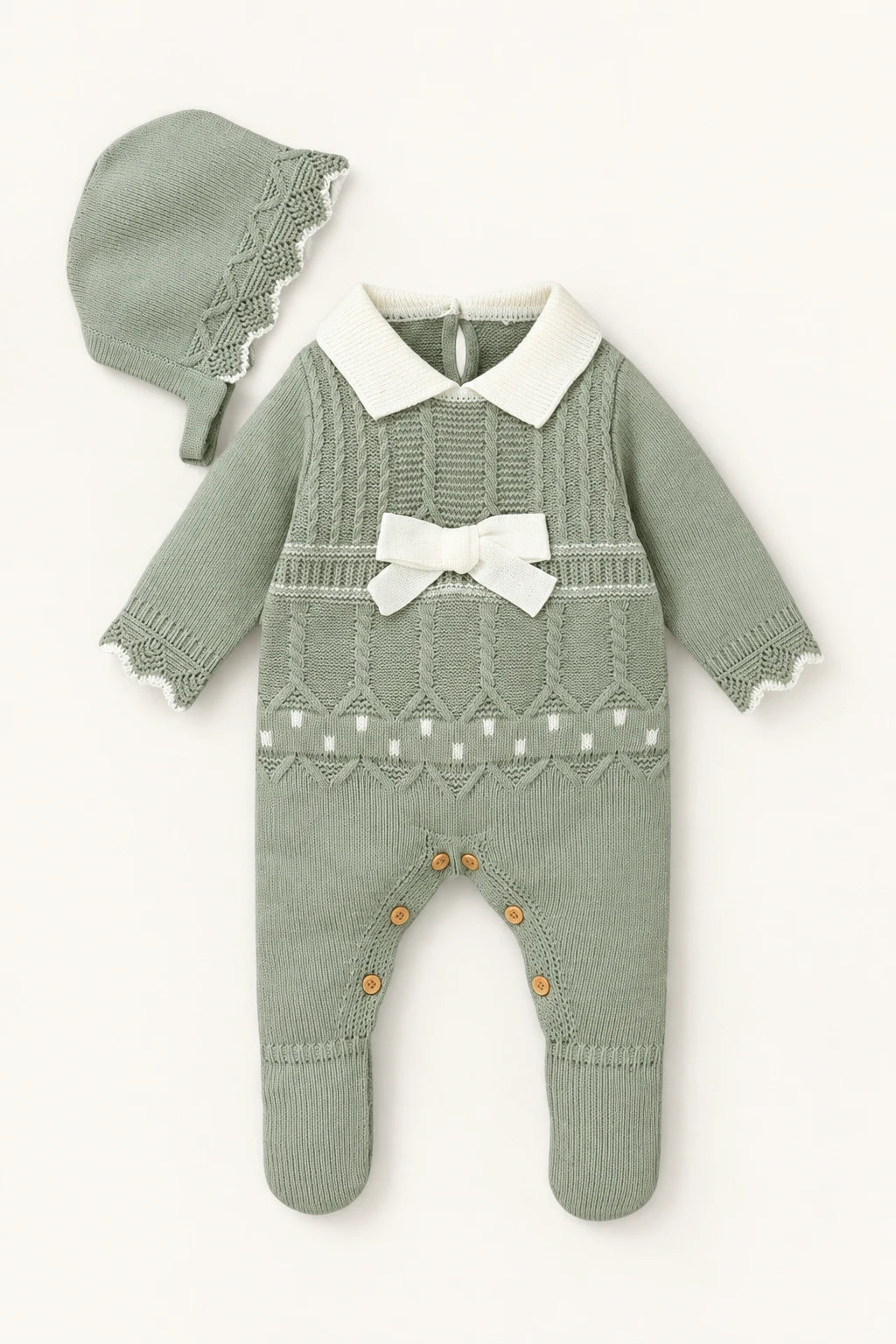 Combinaison Bébé Mignon - Vert