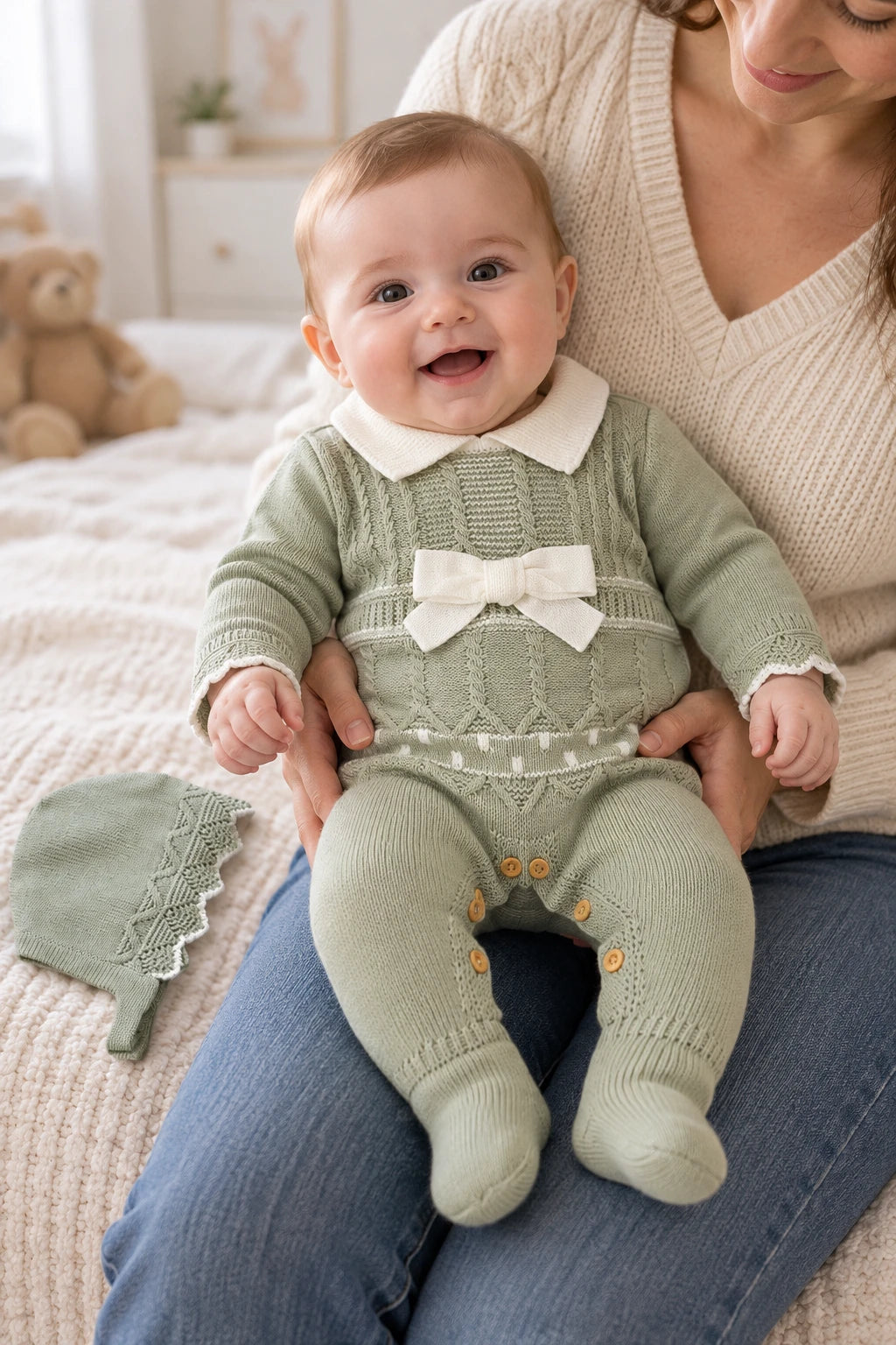 Combinaison Bébé Mignon - Vert