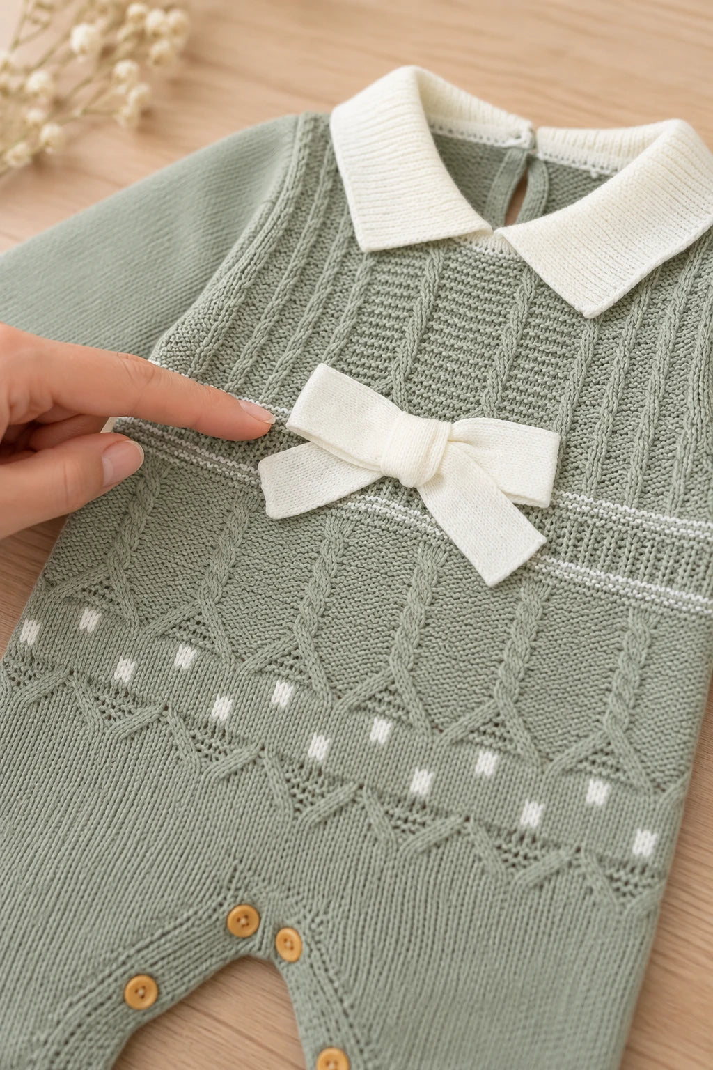 Combinaison Bébé Mignon - Vert