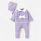 Combinaison Bébé Mignon - Violet