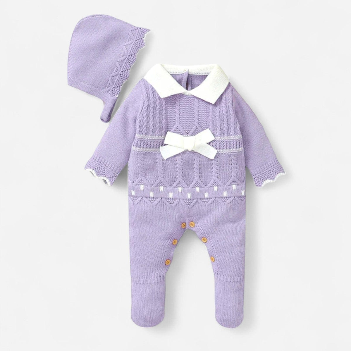 Combinaison Bébé Mignon - Violet