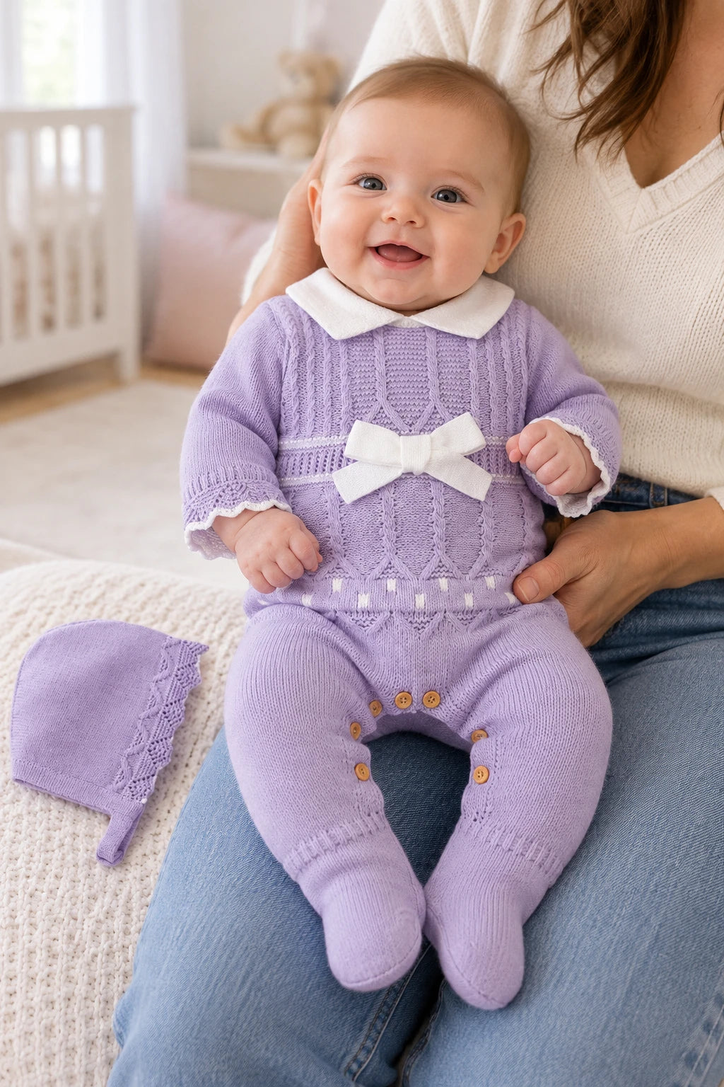 Combinaison Bébé Mignon - Violet