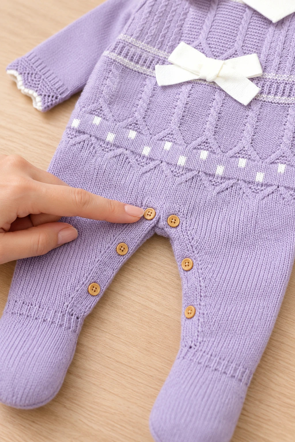 Combinaison Bébé Mignon - Violet