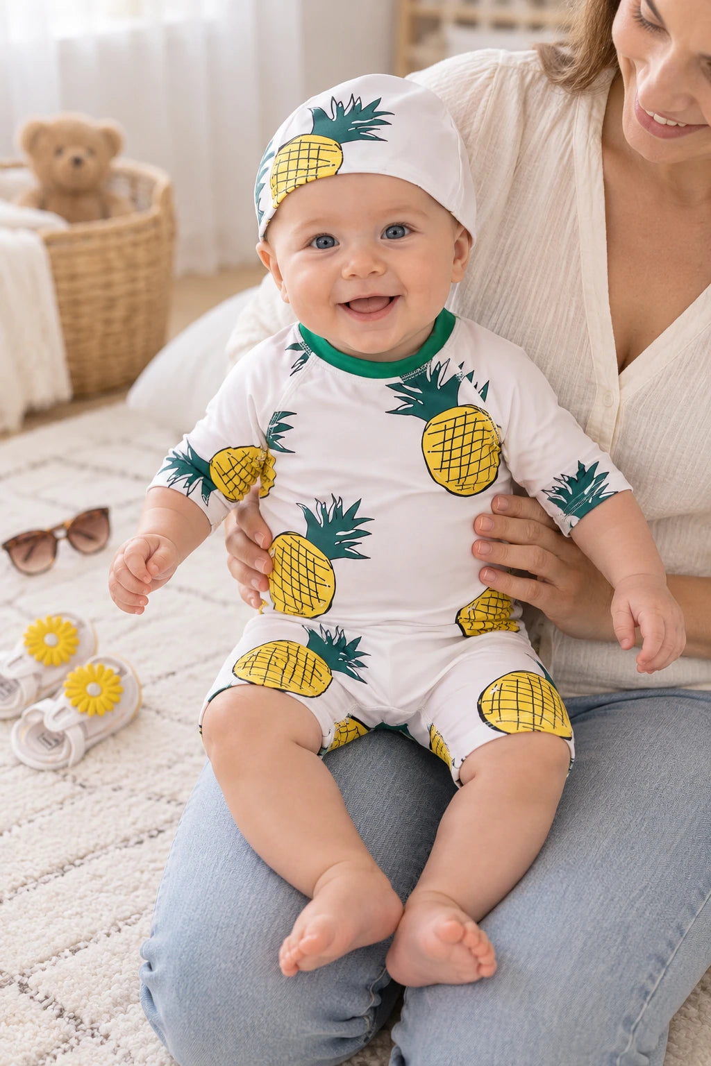 Combinaison Bebe Nageur - Ananas
