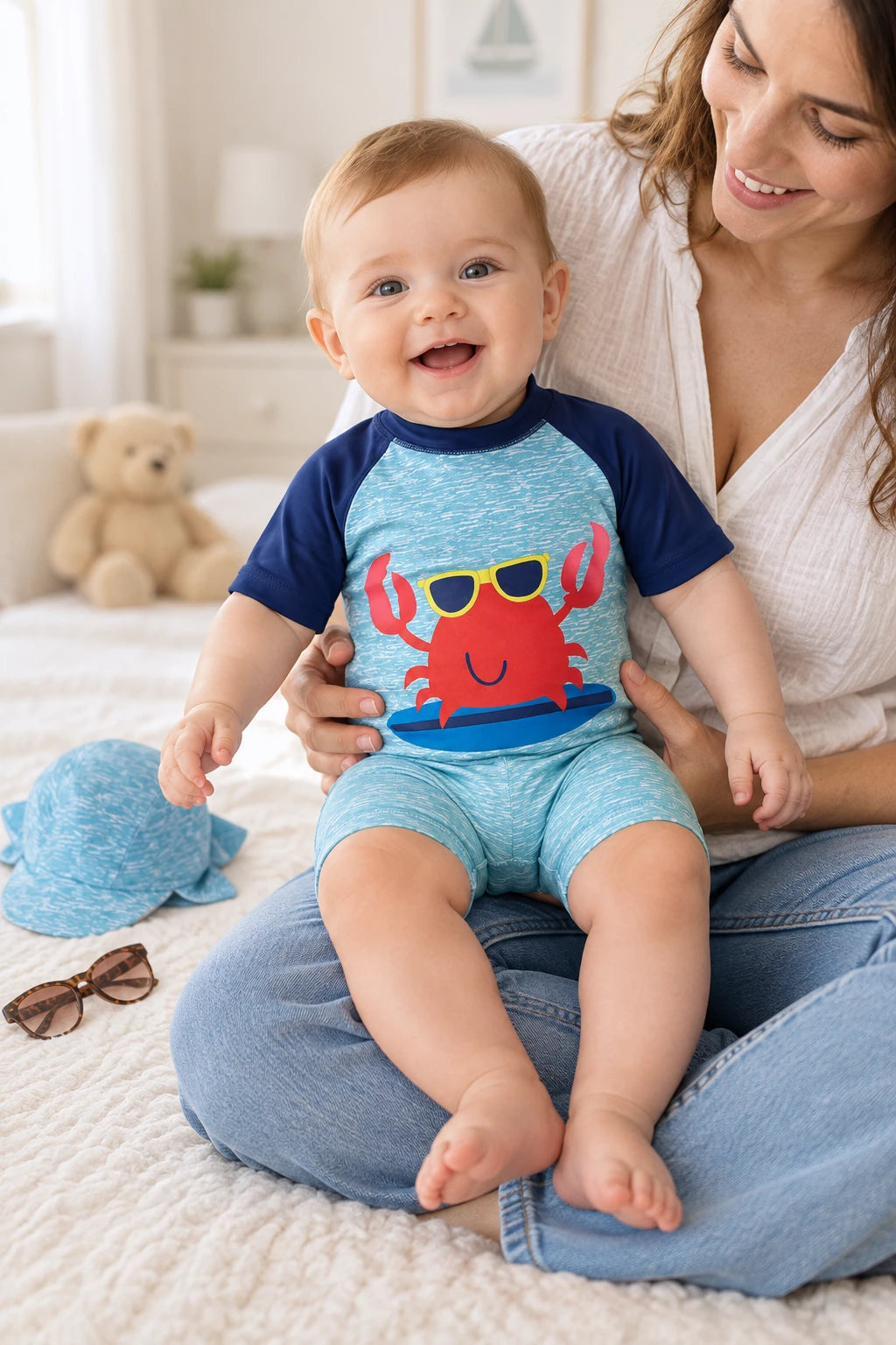 Combinaison Bebe Nageur - Crabe
