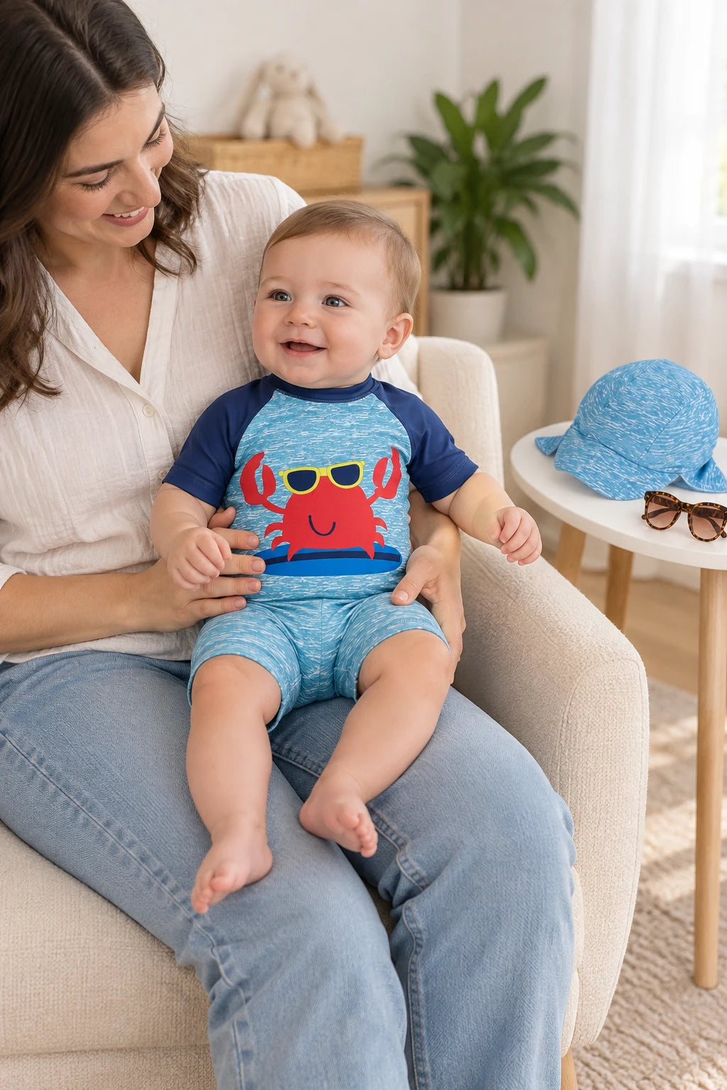 Combinaison Bebe Nageur - Crabe