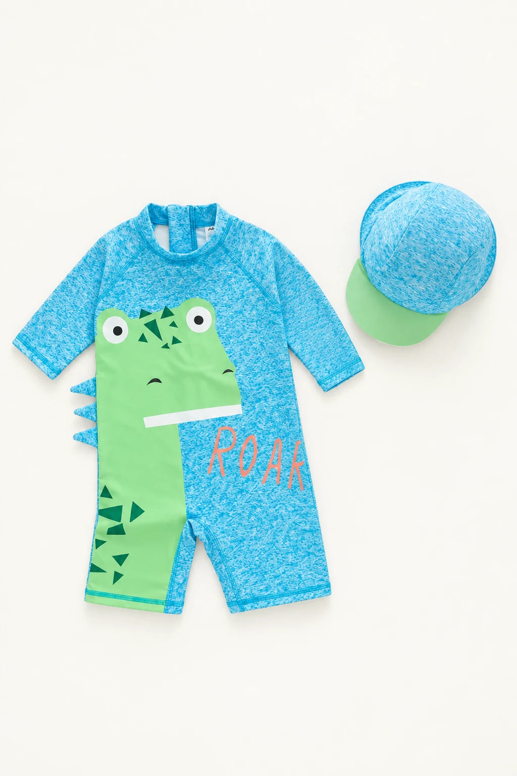 Combinaison Bebe Nageur - Dinosaure Vert