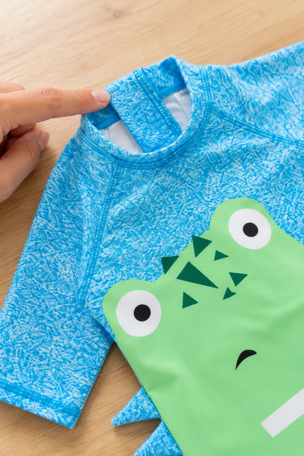 Combinaison Bebe Nageur - Dinosaure Vert