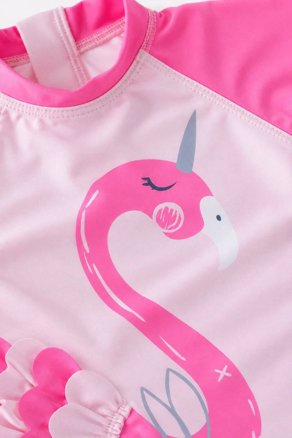 Combinaison Bebe Nageur - Flamant Rose