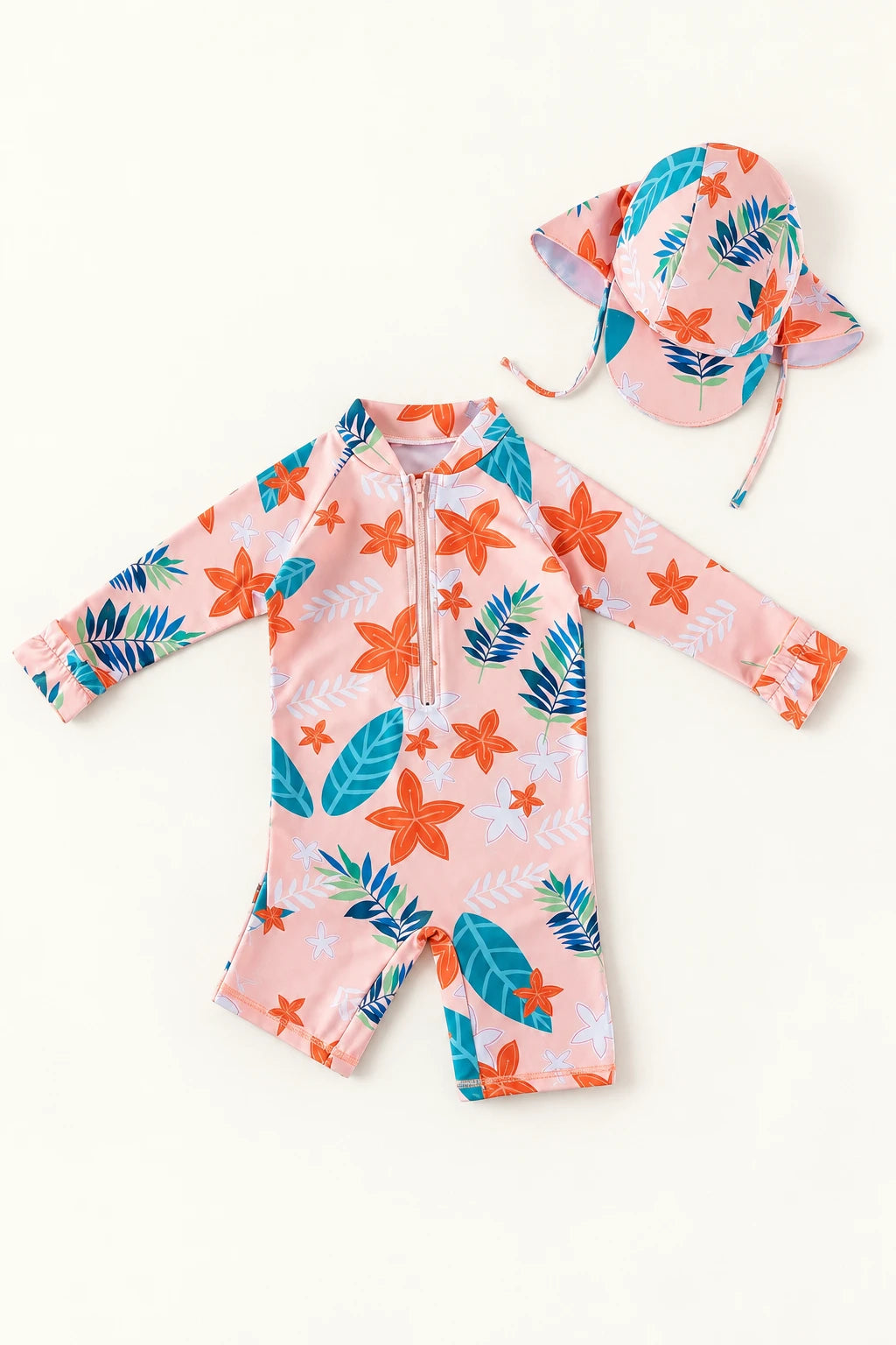 Combinaison Bebe Nageur - Fleurs