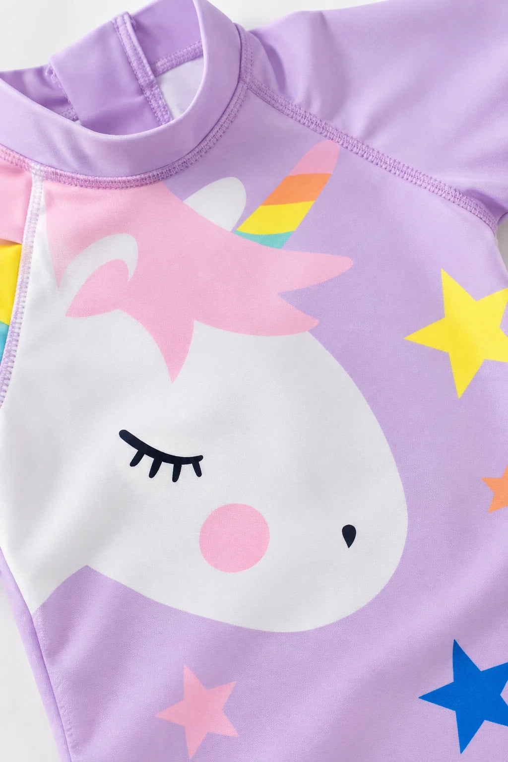 Combinaison Bebe Nageur - Licorne Violet