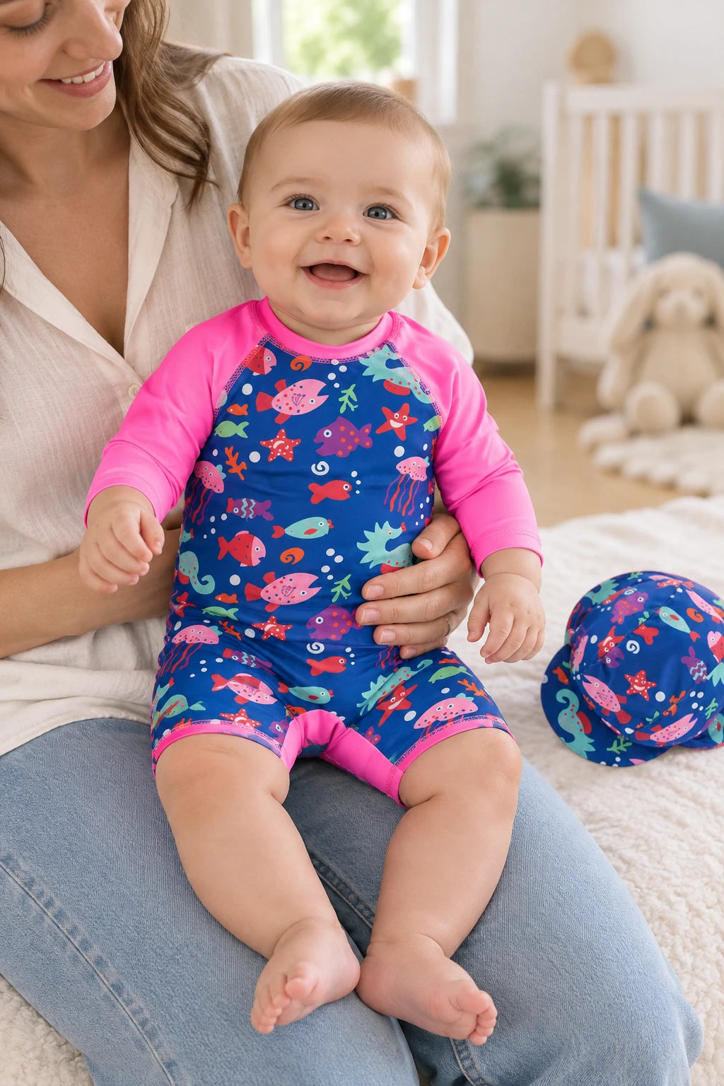 Combinaison Bebe Nageur - Poissons
