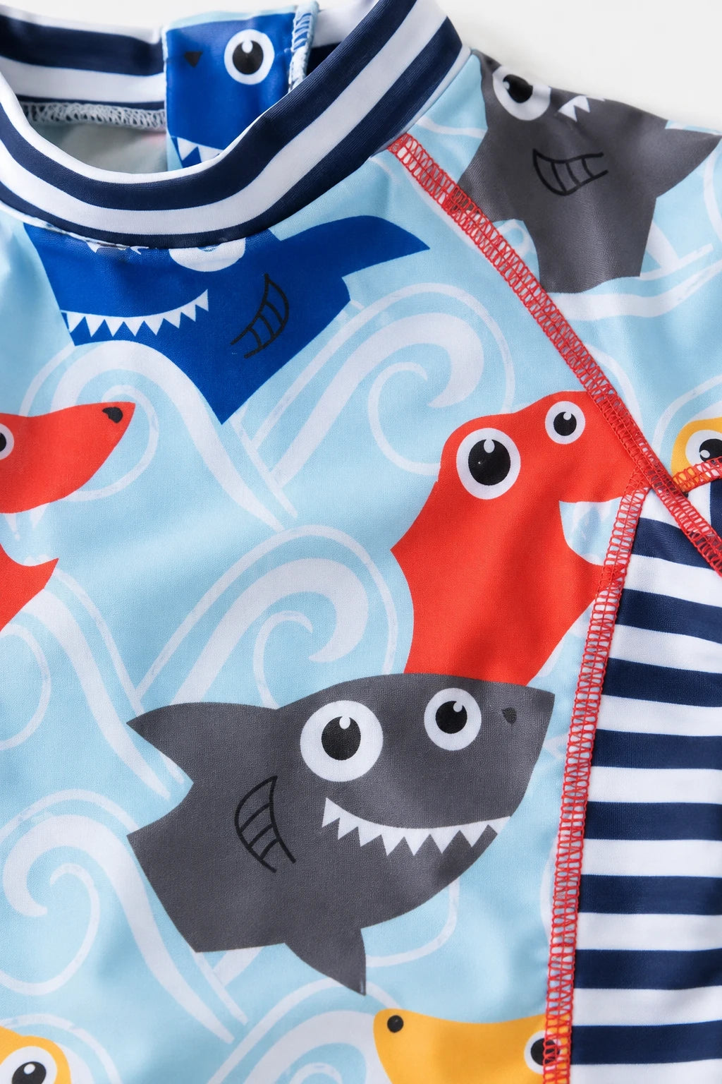 Combinaison Bebe Nageur - Requin Bleu