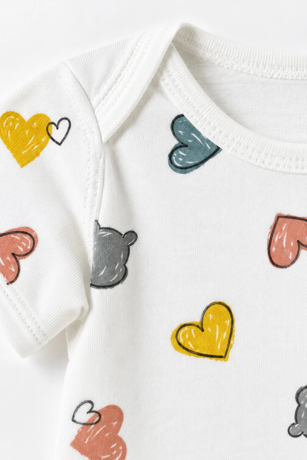 Combinaison Bebe Naissance - Coeurs