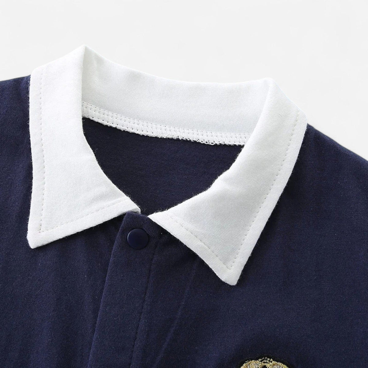 Combinaison Bebe Patron - Bleu Marine : Élégance et Confort Inégalés