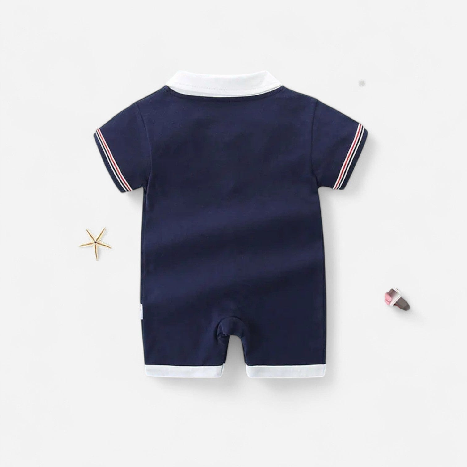 Combinaison Bebe Patron - Bleu Marine : Élégance et Confort Inégalés