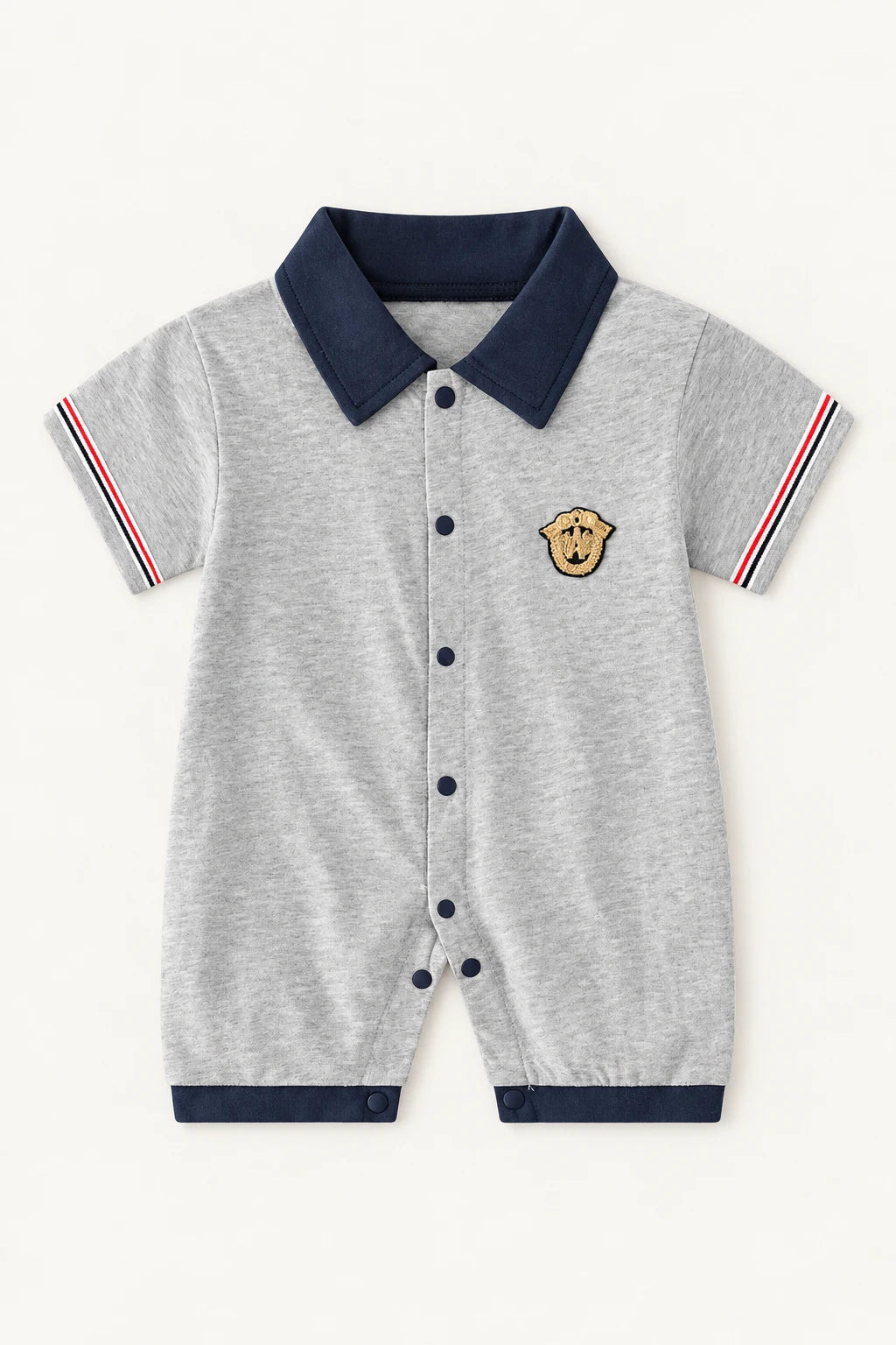 Combinaison Bebe Patron - Gris
