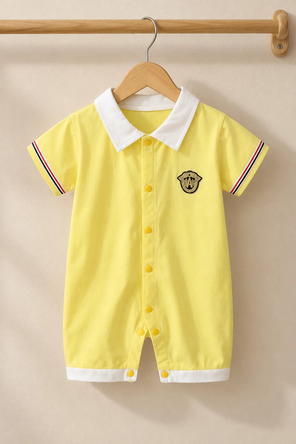 Combinaison Bebe Patron - Jaune