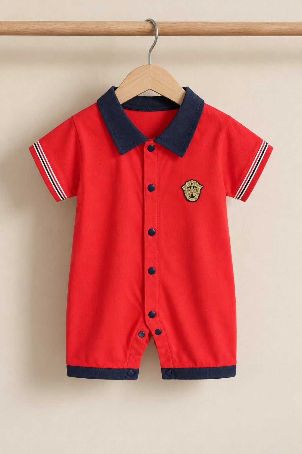 Combinaison Bebe Patron - Rouge