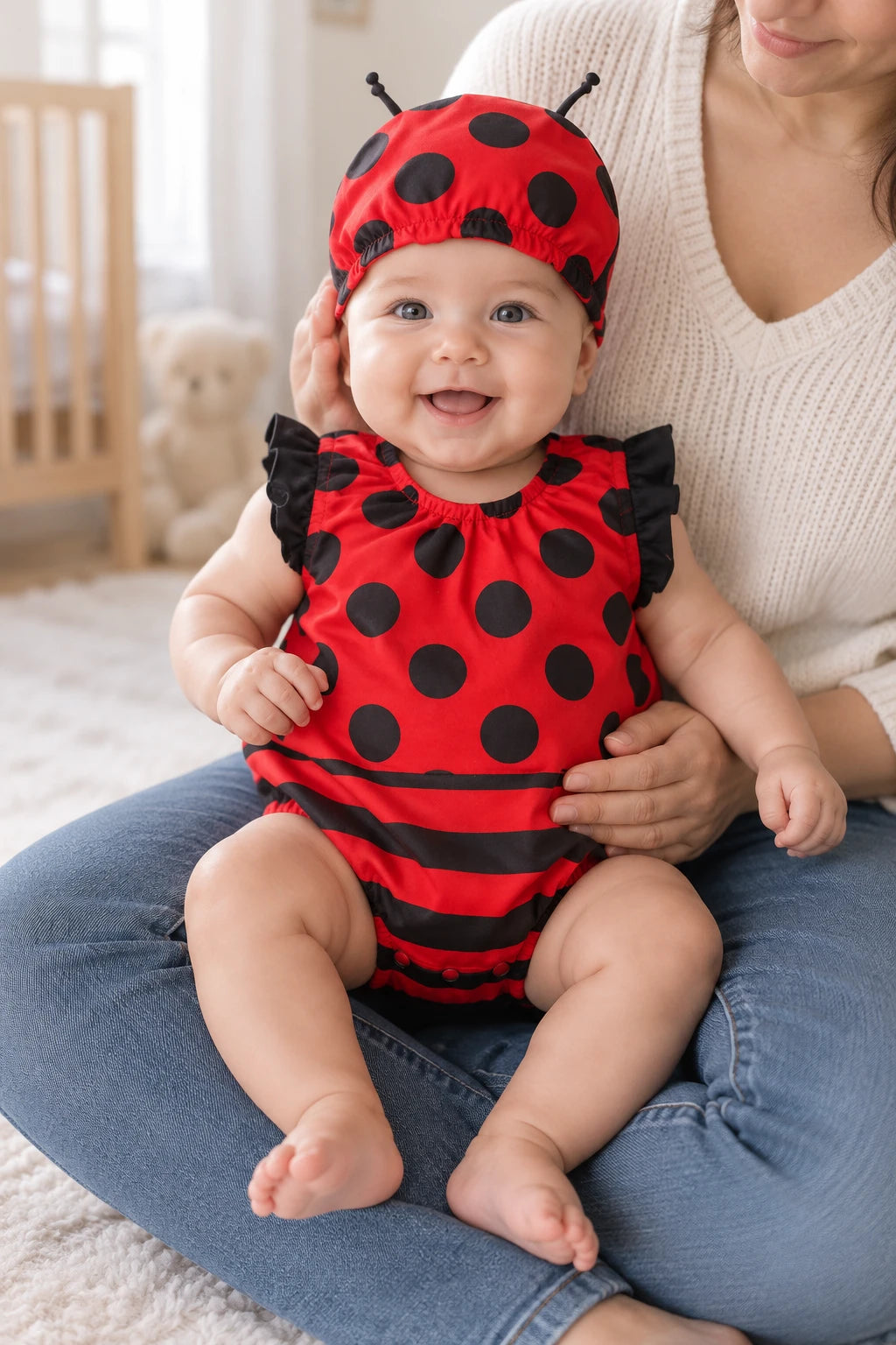 Combinaison Bebe Peluche - Coccinelle