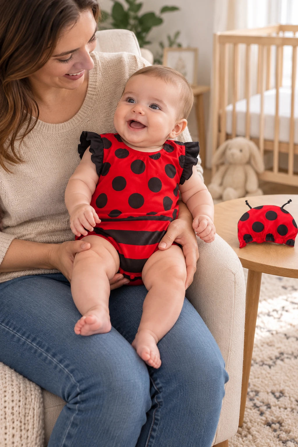 Combinaison Bebe Peluche - Coccinelle