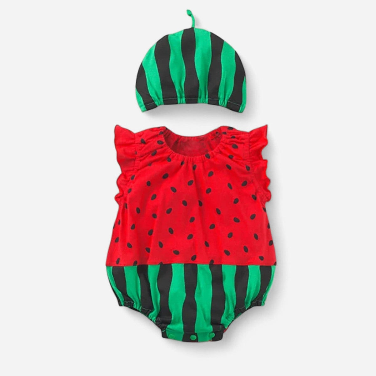 Combinaison Bebe Peluche - Pastèque : Confort et Douceur Inégalés