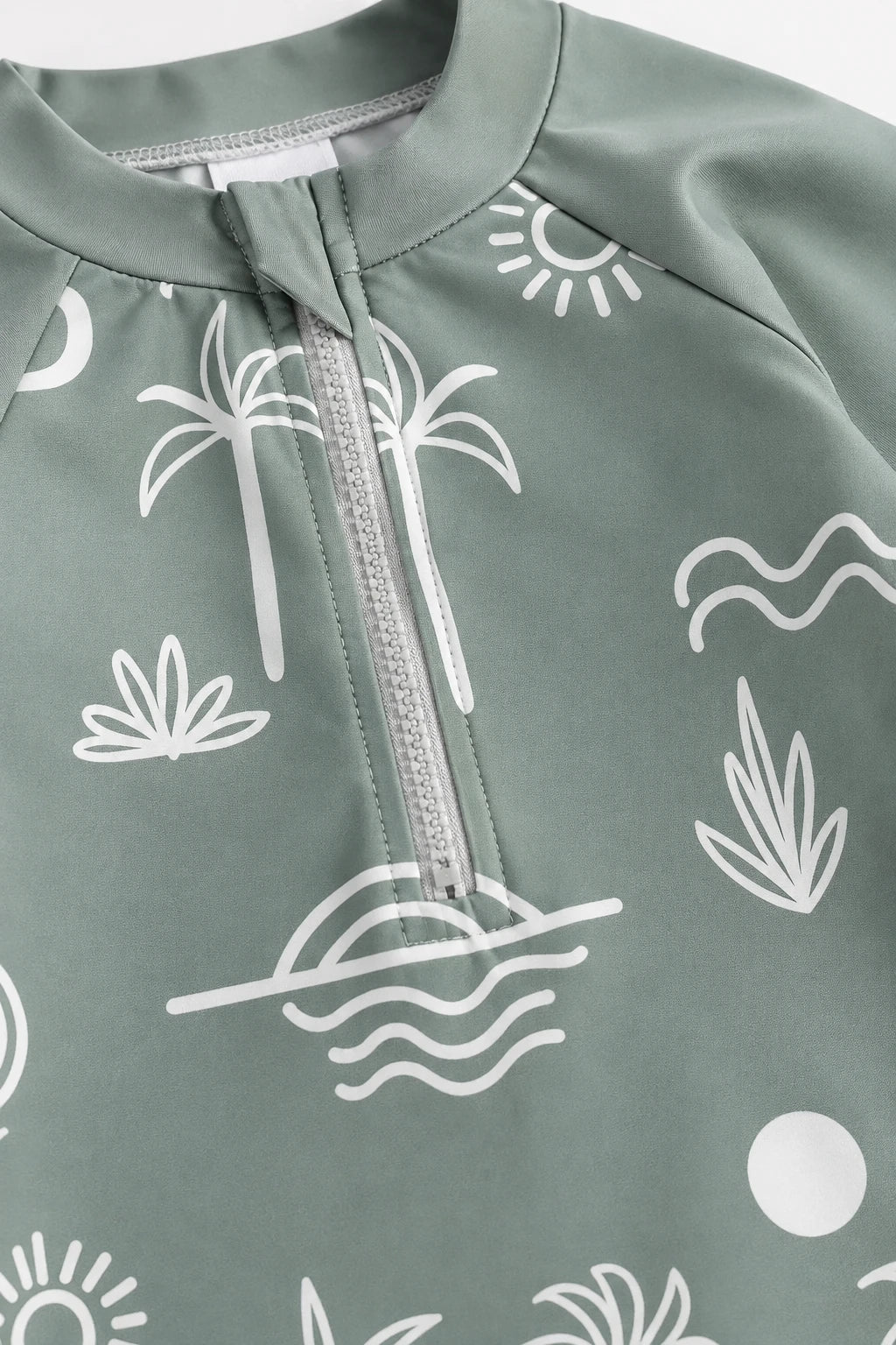 Combinaison Bebe Plage - Vert