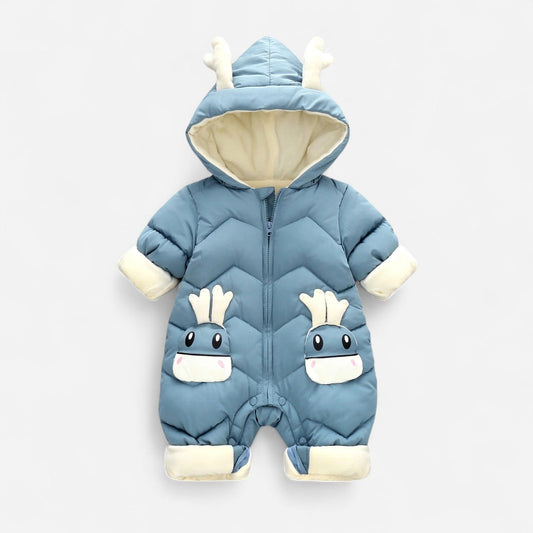 Combinaison Bebe Renne - Bleu