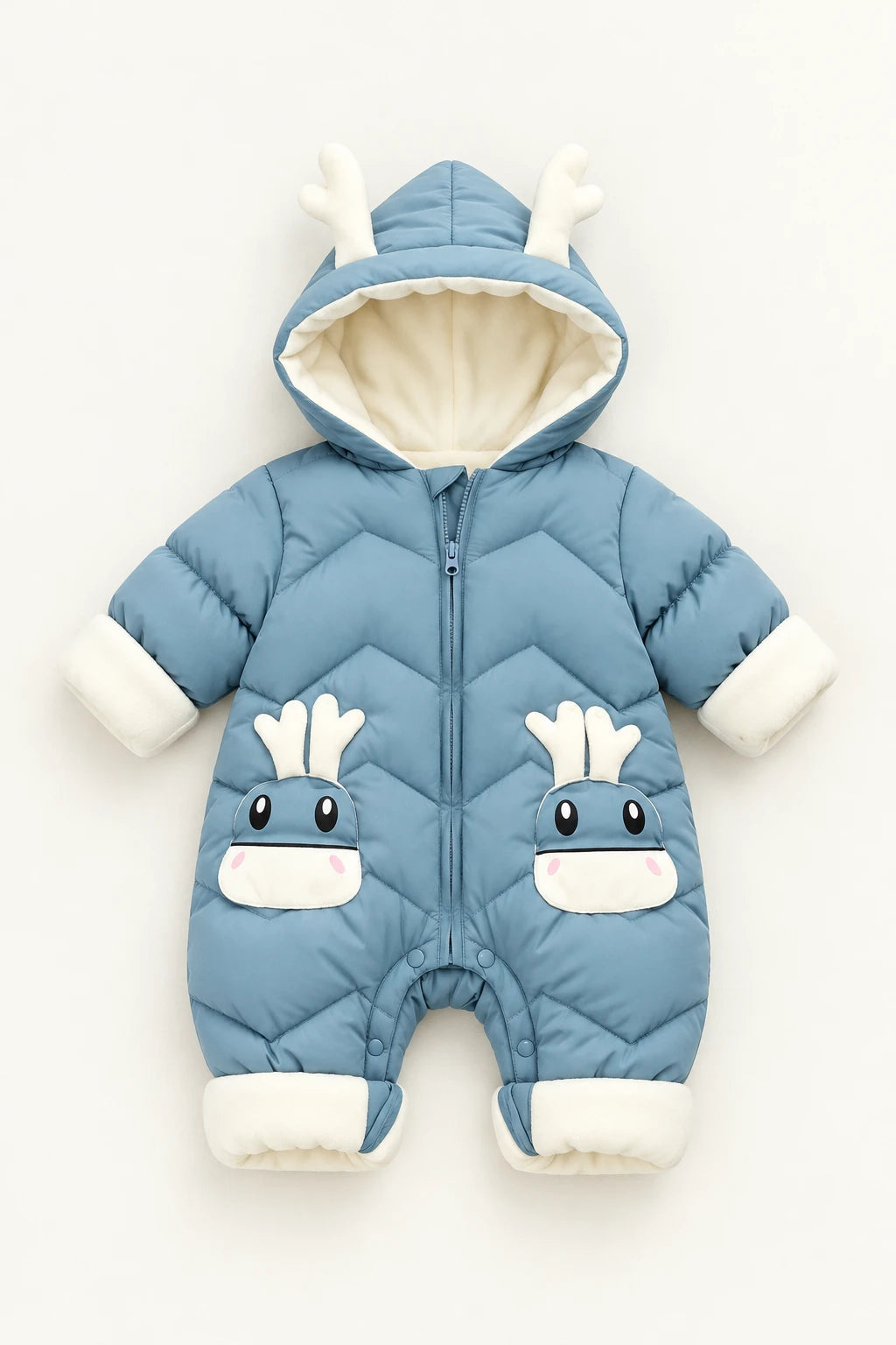 Combinaison Bebe Renne - Bleu